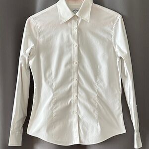 Brooks Brothers Off-white Color Fitted Shirt